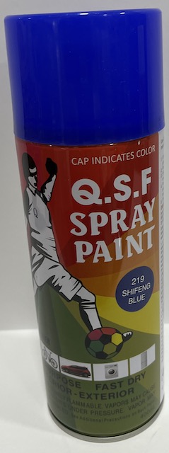 QSF S Blue Spray Paint